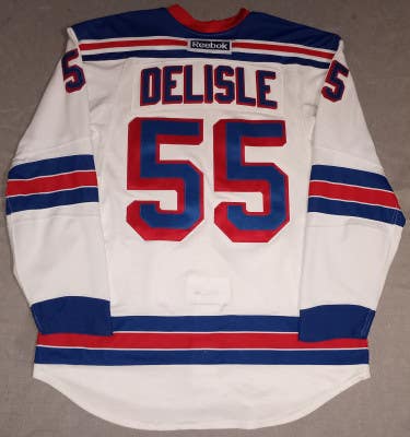 New York Rangers Steven Delisle Game Issued Jersey