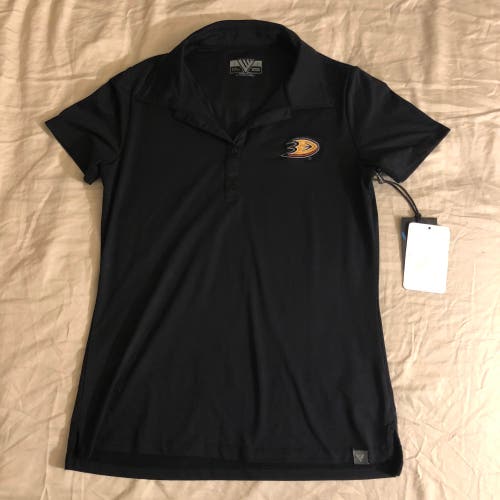 NHL Women’s Anaheim Ducks Hockey Polo Tee Small