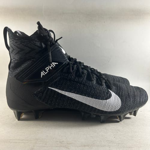 NEW Nike Alpha Menace Elite 2 Wide Football Cleats Black Size 13 Wide BV3298-001