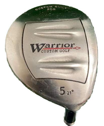 Warrior Golf Stainless 5 Wood 21* Harrison Stiff Graphite 42 Inches Men's RH