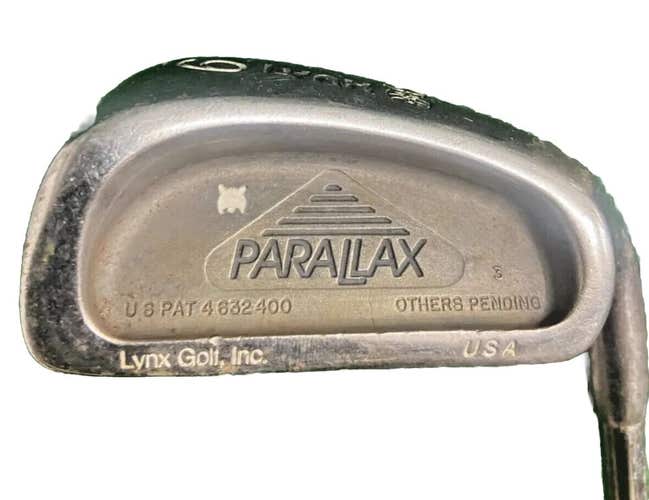 Lynx Parallax 9 Iron Single Club  Stiff Steel 36 Inches Men's RH Golf Pride Grip