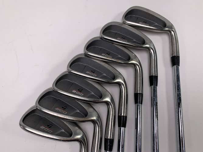 TaylorMade 200 Steel Iron Set 3-PW 80g Regular Steel No 4 iron RH