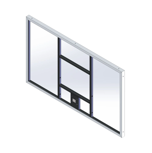 New Spalding - 54" TEMPERED GLASS REPLACEMENT BACKBOARD -