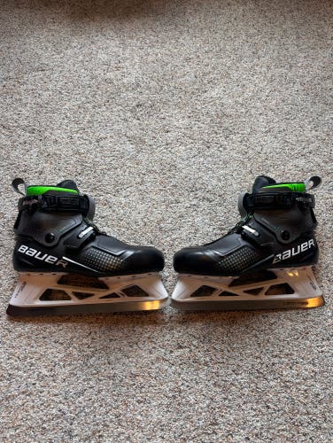 Lightly Used Bauer Konekt Skates With New Steel
