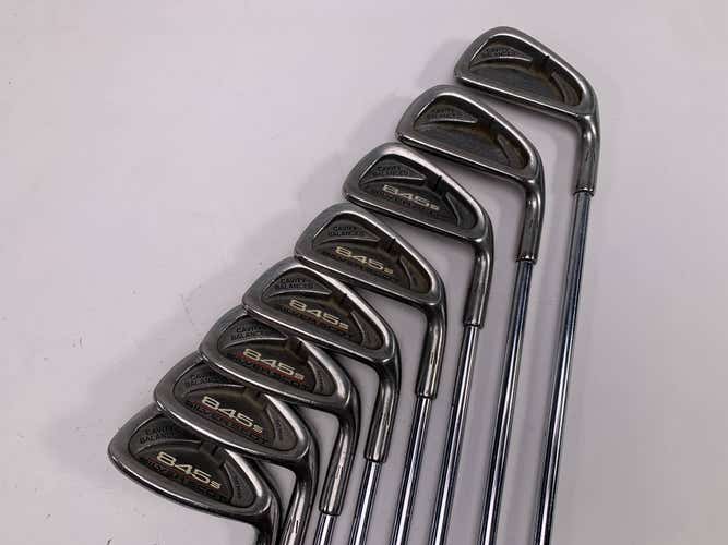 Tommy Armour 845S Silver Scot Iron Set 3-PW Tour Step Stiff Steel Mens RH