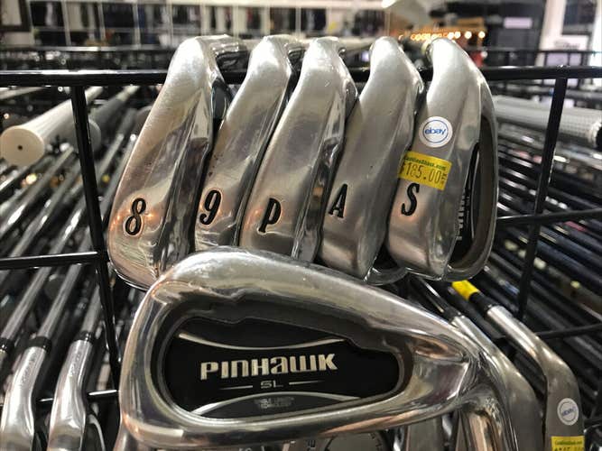 Pinhawk SL Single Length Golf Irons Set 7-P+A+S Regular Flex Graphite Shaft