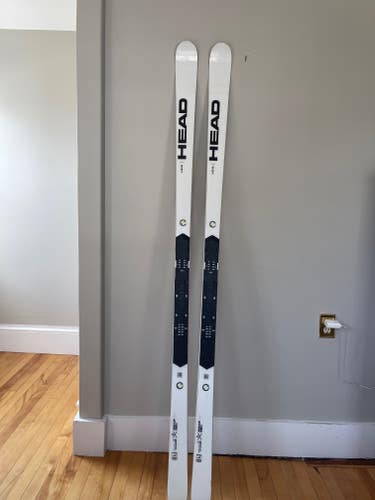 Lightly Used Men's 2022 Head FIS ECup Race Stock GS Skis #1