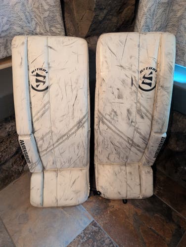 Used 30" Warrior Ritual G5 Goalie Leg Pads