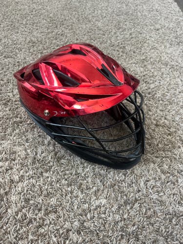 Used Chrome Red Cascade XRS Helmet