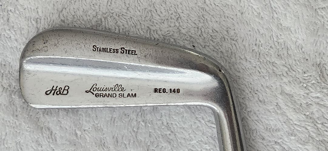 HB Louisville Grand Slam Stainless Putter RH; Steel Shaft