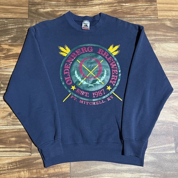 Vintage Oldenberg Brewery Ft. Mitchell Kentucky Crewneck Sweatshirt RARE Size M