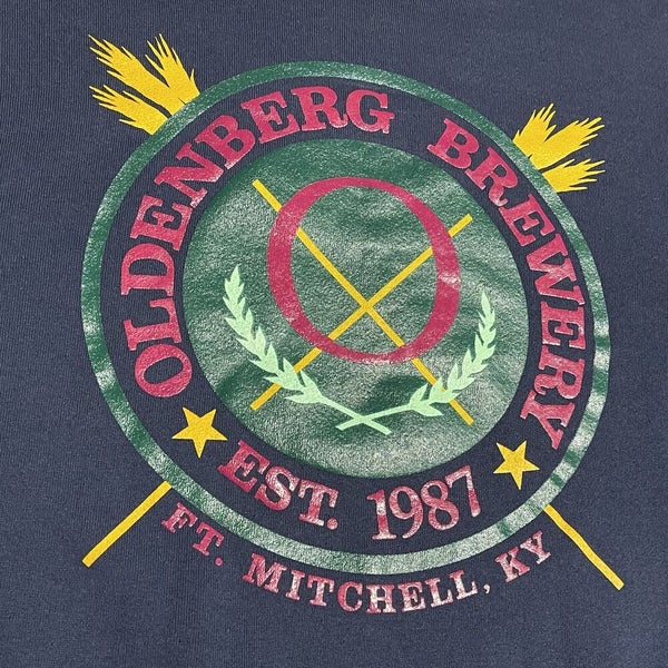 Vintage Oldenberg Brewery Ft. Mitchell Kentucky Crewneck Sweatshirt RARE Size M