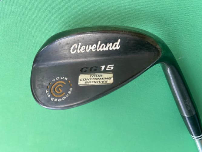 Used Men's Cleveland CG15 Wedge Right Handed Wedge Flex 56 Degree Steel Shaft