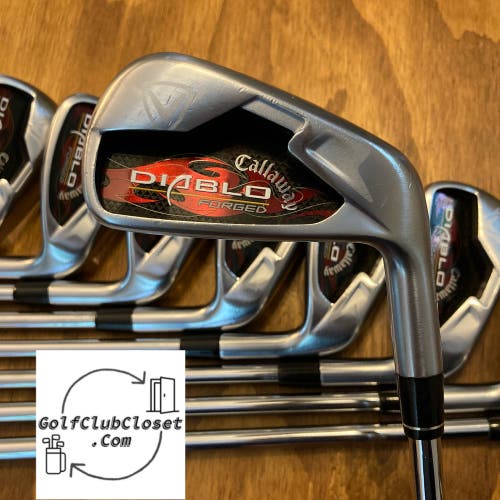Callaway Diablo Forged Iron Set / 3-PW-AW Regular Flex Steel Shafts