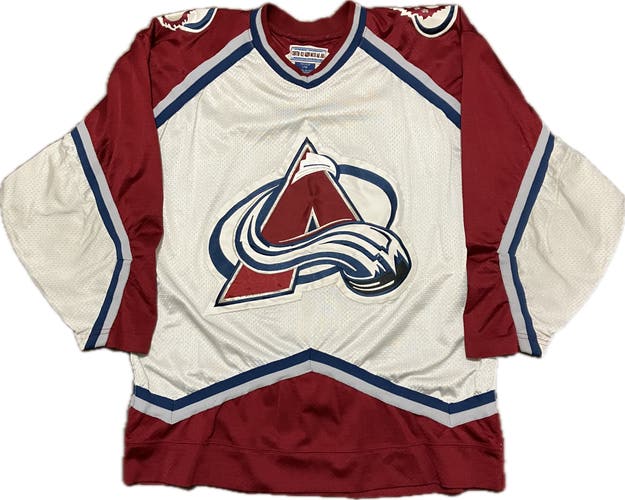 Colorado Avalanche STARTER Center Ice Authentic NHL Hockey Jersey Size 48