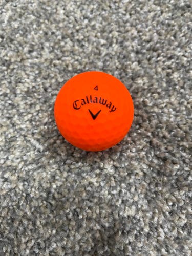 Callaway golf ball, orange
