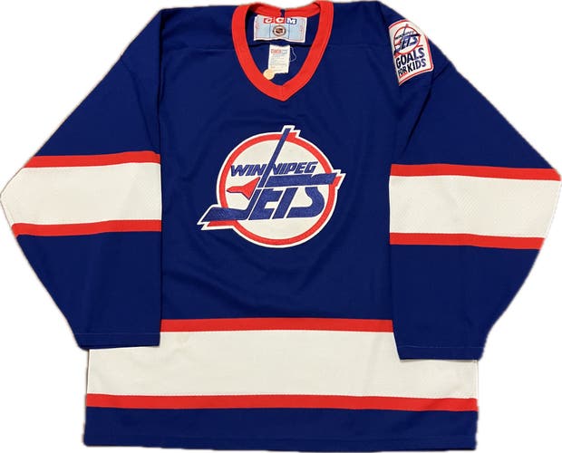 Winnipeg Jets Blank CCM NHL Hockey Jersey Size L