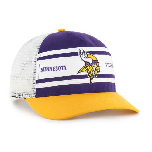 47 Brand Minnesota Vikings Gridiron Super Stripe '47 Hitch Relax NFL Branded Hat
