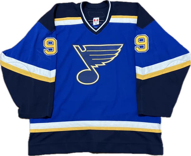 St Louis Blues Paul Kariya Reebok Authentic NHL Hockey Jersey Size 54