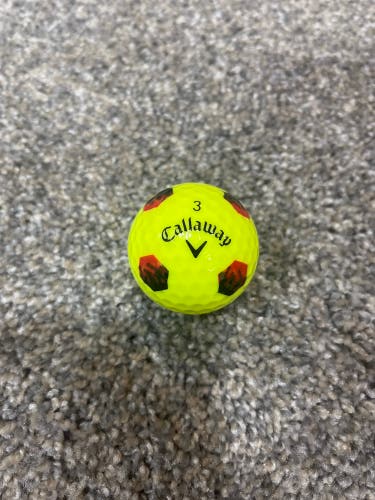 Rare Callaway golf ball, chrome soft