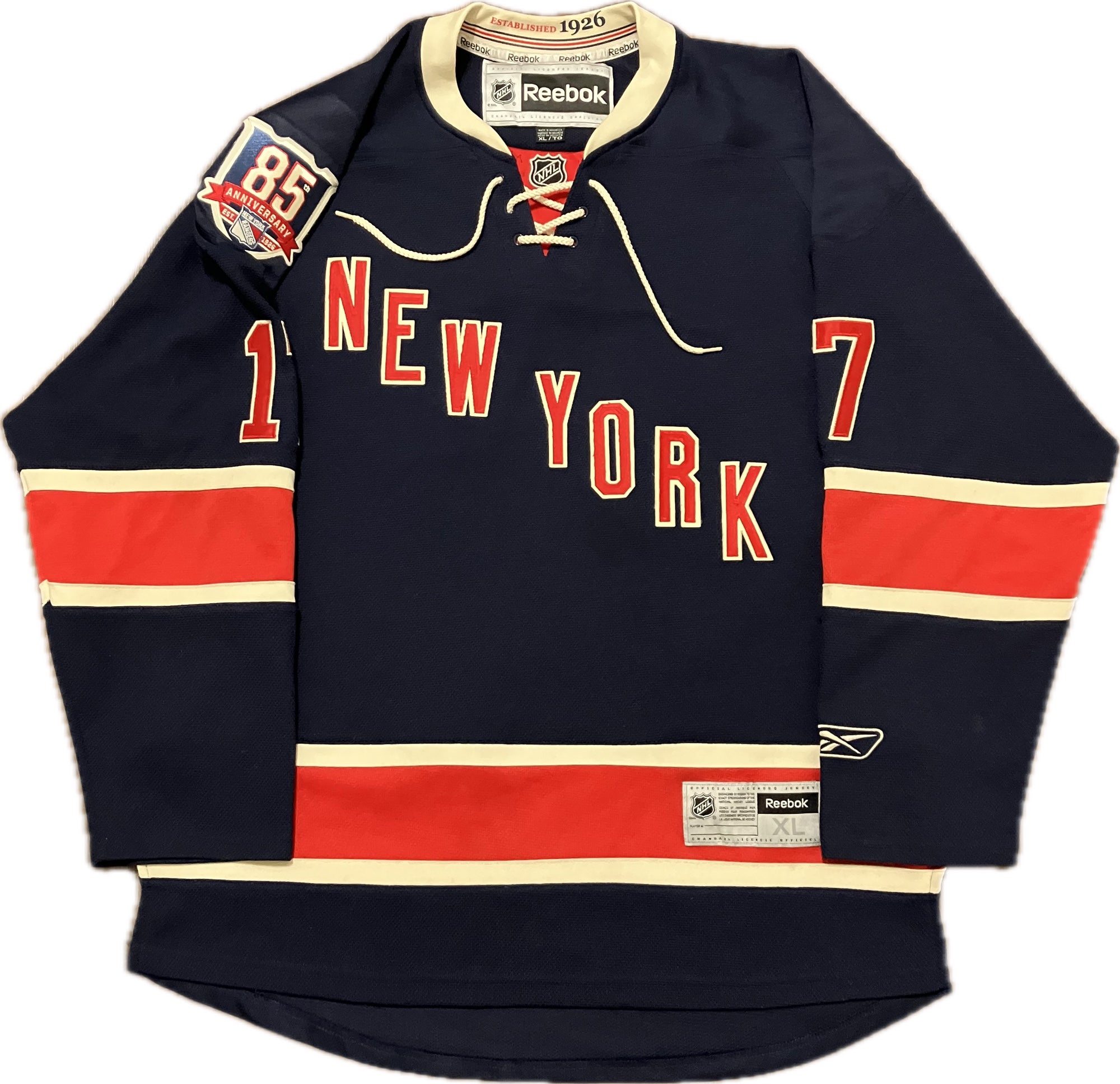 New York Rangers Brandon Dubinsky Heritage Reebok NHL Hockey Jersey Size XL SidelineSwap Buy and Sell on SidelineSwap