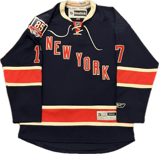 New York Rangers Brandon Dubinsky Heritage Reebok NHL Hockey Jersey Size XL