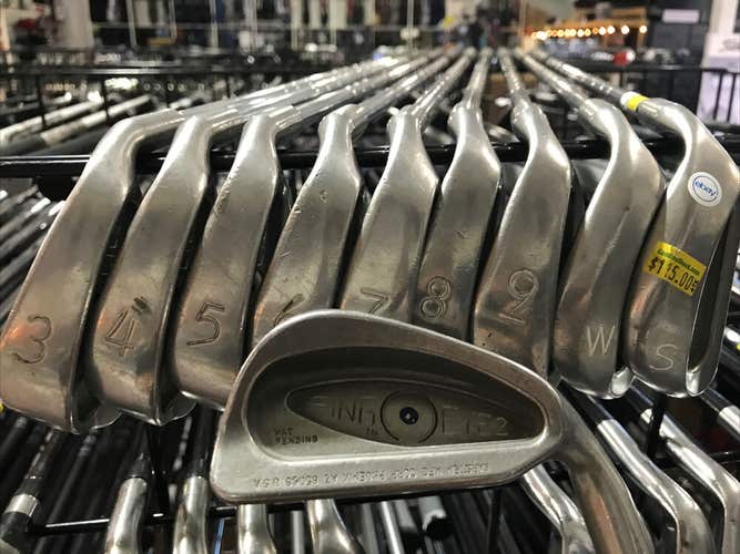 Ping Eye2 Blue Dot Golf Irons Set 2-W+S Stiff Flex Steel Shaft