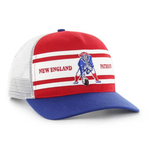47 Brand Throwback New England Patriots Gridiron Super Stripe '47 Hitch Hat