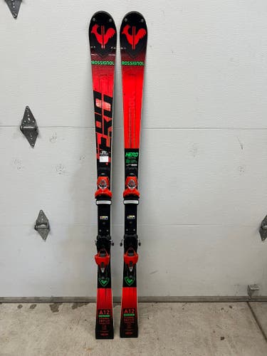 Used Rossignol 157 cm Hero FIS SL Pro Skis w/Look SPX15 Bindings