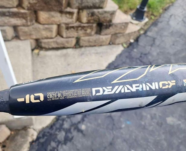 Used  DeMarini USSSA Certified Composite 18 oz 28" CF Black Bat