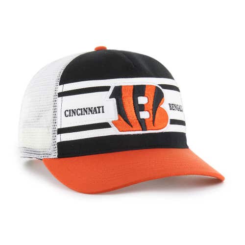 47 Brand Cincinnati Bengals Gridiron Super Stripe '47 Hitch NFL Branded Hat