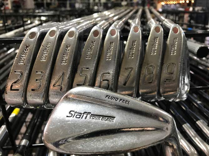 Wilson Staff Tour Blade Golf Irons Set 2-P Regular Flex Steel Shaft