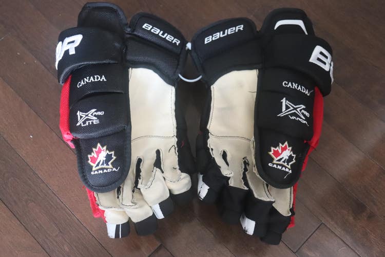 Bauer Vapor 1X Pro Hockey Gloves - Team Canada - Size 15