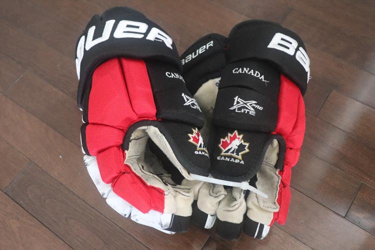 Bauer Vapor 1X Pro Lite Hockey Gloves - Team Canada - Size 14