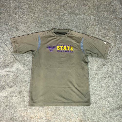 Minnesota State Mavericks Mens Shirt Small Gray Tee T Softball NCAA Sports C6