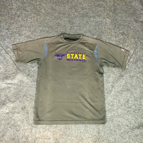 Minnesota State Mavericks Mens Shirt Small Gray Tee T Softball NCAA Sports C6