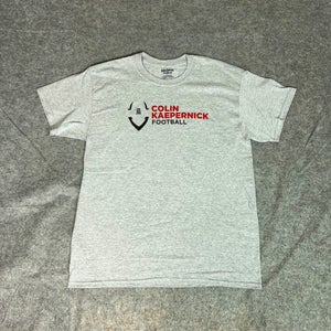 Colin Kaepernick Mens Shirt Large Gray Tee T San Francisco 49ers Football NFL