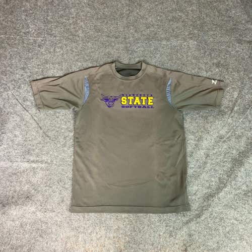 Minnesota State Mavericks Mens Shirt Small Gray Tee T Softball NCAA Sports C1