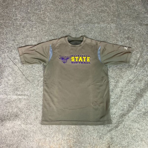 Minnesota State Mavericks Mens Shirt Small Gray Tee T Softball NCAA Sports C1