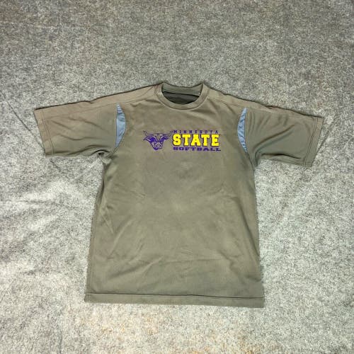 Minnesota State Mavericks Mens Shirt Small Gray Tee T Softball NCAA Sports C8