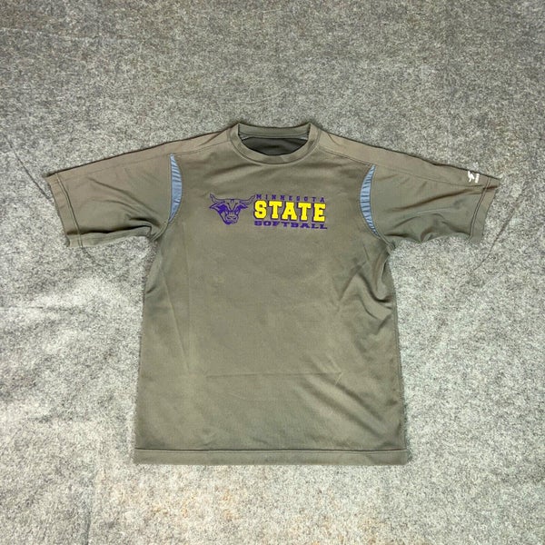 Minnesota State Mavericks Mens Shirt Small Gray Tee T Softball NCAA Sports L8