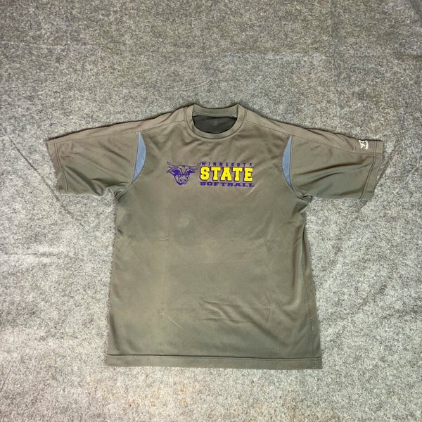 Minnesota State Mavericks Mens Shirt Medium Gray Tee T Softball NCAA Sports C2
