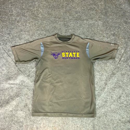 Minnesota State Mavericks Mens Shirt Small Gray Tee T Softball NCAA Sports C7