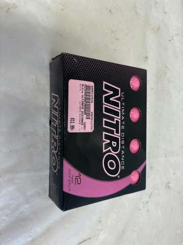 New Nitro Ultimate Distance Pink - 12 Golf Balls