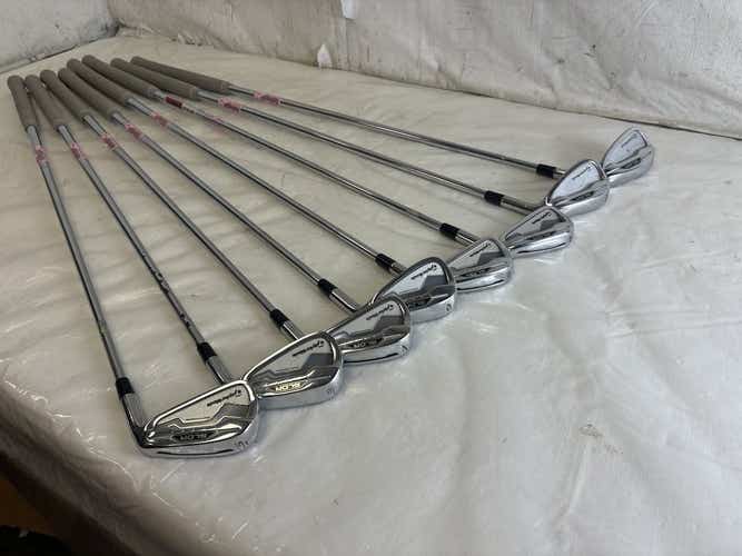 Used Taylormade Sldr 4i-pw Stiff Flex Steel Shaft Golf Iron Set Irons