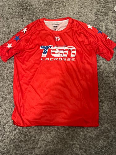 Barely Used Team ten lacrosse shirt