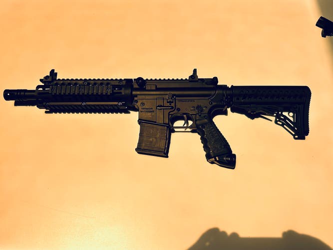 Tippmann TMC M4 Magfed Paintball Gun .68 Caliber Marker - Black Mag Fed