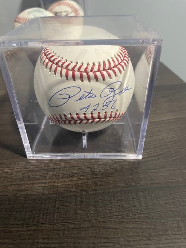 pete rose signed baseball