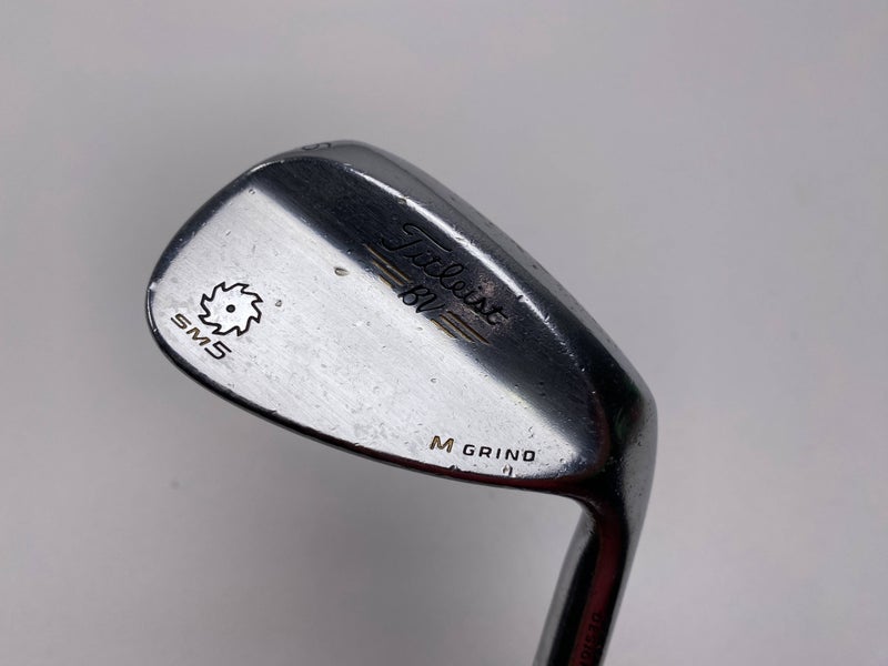 Titleist Vokey SM5 Tour Chrome 56* 10 Bounce M-Grind Wedge Steel Mens RH