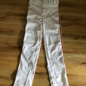 White New Medium Youth Champro Game Pants